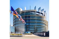 the EU parliament building