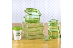 Image Takeaway packaging range on display.