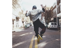 Image Man jumping in the air