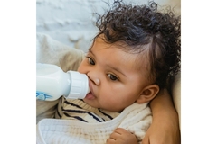 Feeding baby.