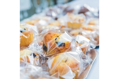 Image Bread packaged in flexible plastic wrap