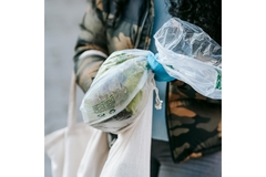 Image plastic bag with vegetables in it