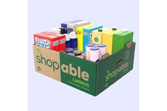 DS Smith reusable grocery box Shop.able Carriers