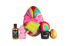 Image The Lush easter collection in front of a white background.