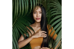 Image Woman with long beautiful hair and skin