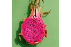 Image dragon fruit cut in half