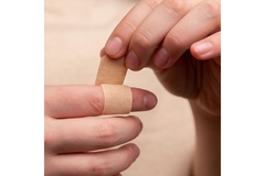 Image wrapping band aid on finger