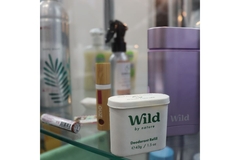 Image Reusable deodorant packaging exhibited at Empack 2024.
