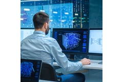 Man using AI to advance innovation in nutrition.
