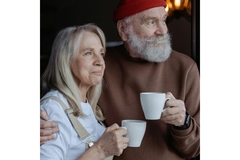 Image Healthy middle aged couple.