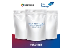 Plastic pouches.