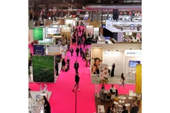 Image In cosmetics global tradeshow floor with booths