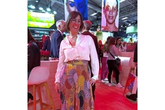 Image Sabrina Mizaël of Symrise at In-cosmetics 2024