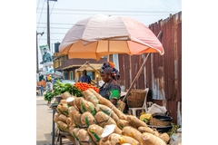 Image Market in Lagos, Nigeria.