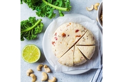 Image Vegan cheese wheel.
