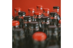 bottles of coca cola and coca cola zero