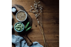 Image Oat, beans and malt ingredients.