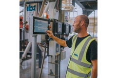 Image UBQ worker with touchpad.