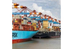 Image Shipping containers.