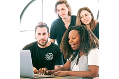 Young people animal rights activists AI research development