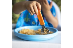 Toddler eats