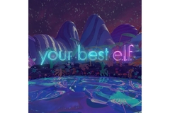 Graphic saying "your best elf"