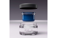 The Bormioli Luigi glass jar seperated by different compartments.