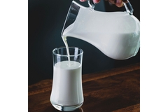 Image A glass of milk.