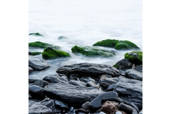 stones by sea