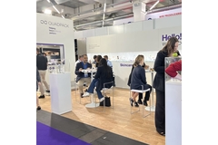 The Quadpack booth at Cosmetic Business.