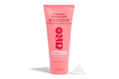 The URO Intimate Deodorant in front of a white background.