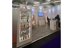 Image Berry booth with products on shelves
