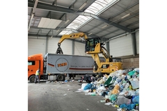 Garbage truck.