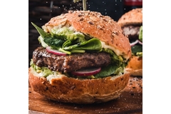Plant-based burger.