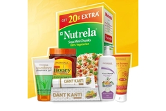 Image Assortment of Patanjali food and personal care products