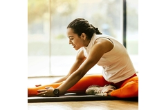 Image Woman stretching muscles and joints collagen supplement