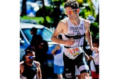 Image An elite runner catching his breath