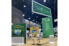 Image Alianza stand at trade show.