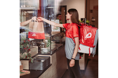 A Delivery Hero delivery executive.