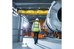 Image Worker in metal production facility.