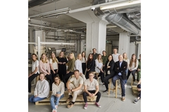 Image employees in a food factory.