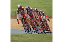 Image Cyclists race in marathon