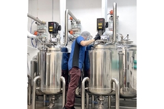 Image CBD isolates and distillants solvent recovery in Red Mesa Science & Refining facility.