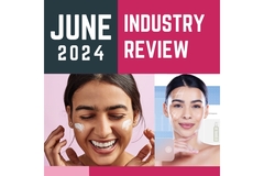Image Two pictures of female models with clear skin collaged