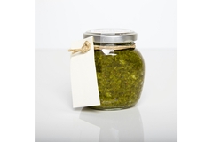 Image A jar of pesto.