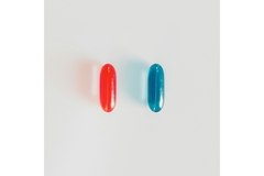 Image The red supplement or the blue supplement
