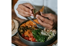 Image A falafel bowl.
