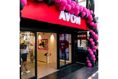 Image The outside of an Avon store.