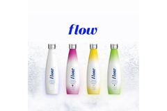 A group of bottles of Flow drinks.
