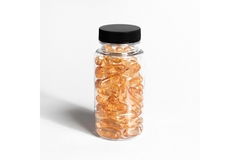 Image Softgel capsules in a pot